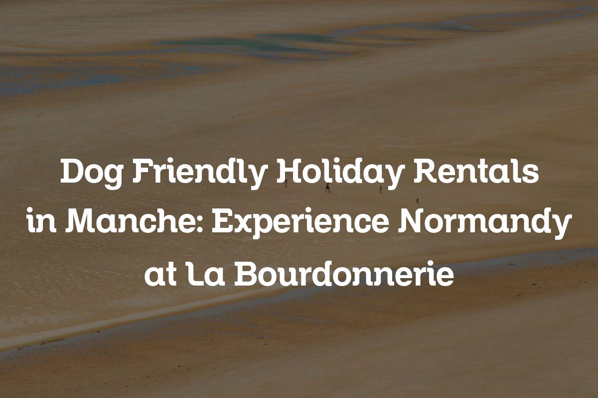 Dog friendly holiday rentals in Manche